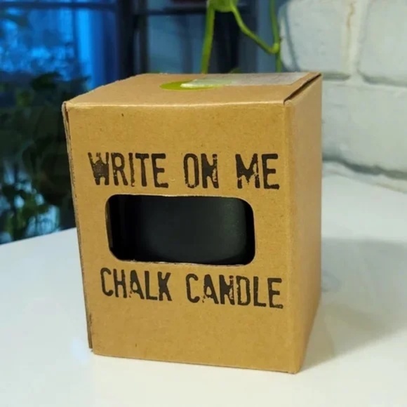 Write on Chalkboard Candle - Picture 3 of 6